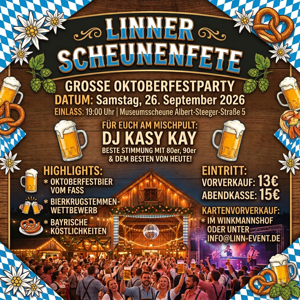 Linner Scheunenfete (Große Oktoberfestparty)